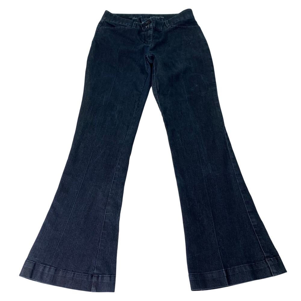 The Limited Denim Ladies Sz 4R Fit & Flare 678 Dark Wash Flared Denim Jeans